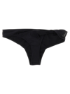 Courrèges Twist-detailed Bikini Bottoms In Black