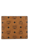 Mcm Small Monogram-print Bi-fold Wallet In Printed
