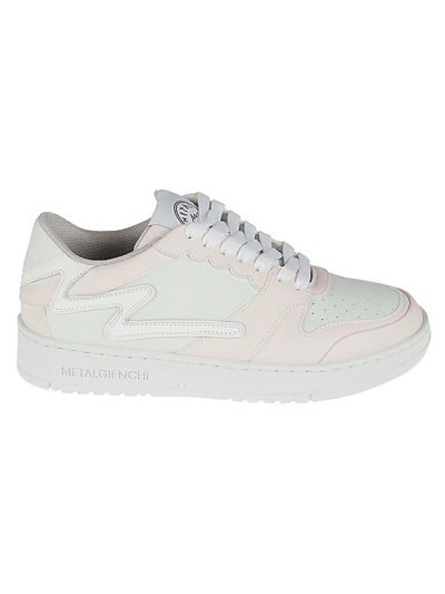 Metalgienchi Icx Low Leather Trainers In Pink