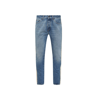 Palm Angels Regular Fit Jeans In Blue