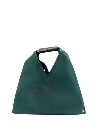 Mm6 Maison Margiela Japanese Classic Tote Bag In Green