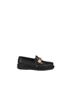 MOSCHINO MOSCHINO FLAT SHOES BLACK