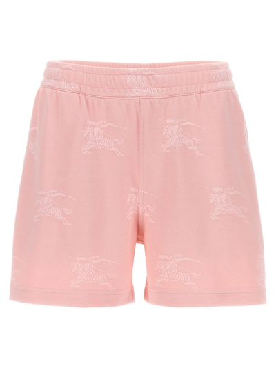Burberry Equestrian Knight Above-knee Length Shorts In Pink