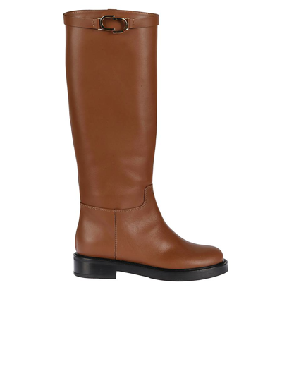 Ninalilou Boots In Cognac