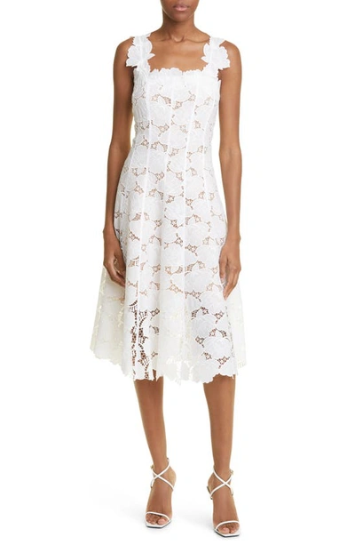 knee length dresses for ladies Oscar Midi Dress Beige