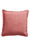Bed Threads French Linen Accent Pillow Cover In Pink Tones