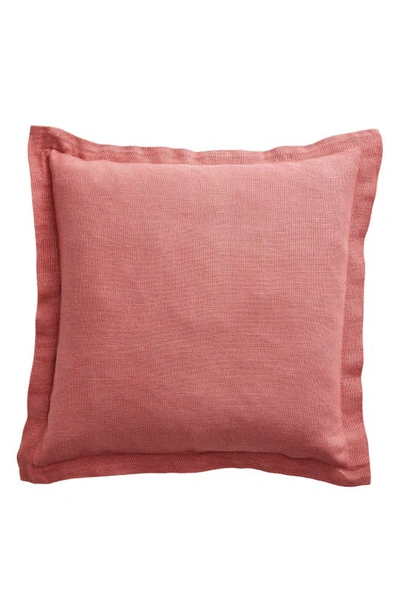 Bed Threads French Linen Accent Pillow Cover In Pink Tones