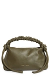 Proenza Schouler Mini Drawstring Leather Top-handle Bag In Olive