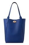 Mulberry Leather North South Bayswater Tote Bag In Blue