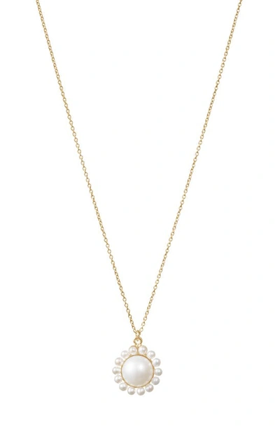 Sophie Bille Brahe Jeanne Simple 14-karat Recycled Gold Pearl Necklace