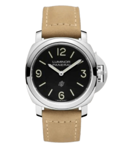 Pre-owned Panerai Luminor Base Logo Black Dial 44mm Men's Watch Pam01086