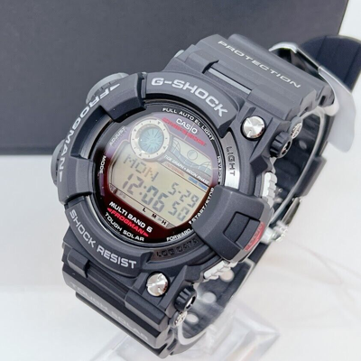 Pre-owned G-shock Casio Gwf-1000-1jf  Men's Watch Japan Master Of Frogman Black 53mm