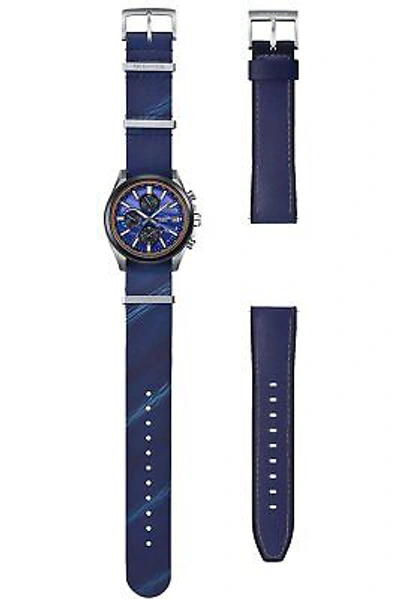 Pre-owned Casio Oceanus Ocw-t4000ale-2ajr Indigo Solar Radio Men's Watch Bluetooth