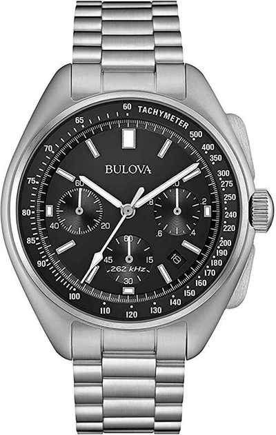 Pre-owned Bulova Precisionist Lunar Pilot Chronograph High Performance Quartz Moon Watch