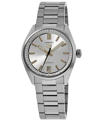 Pre-owned Tag Heuer Carrera Automatic 36mm Silver Dial Women's Watch Wbn2310.ba0001