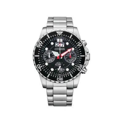 Pre-owned Citizen Chronograph Quartz Watch With Big Date Display Ai7000-83e Usus
