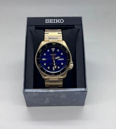 Pre-owned Seiko 5 Sports Automatic With Manual Winding Capability Watch Srpk20