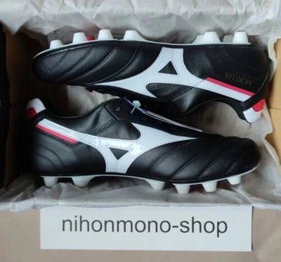 Pre-owned Mizuno Morelia Ii Japan Men's Football Shoes Black Model P1ga2000 Made In Japan