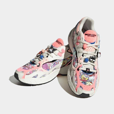 Pre-owned Adidas Originals × Hello Kitty And Friends Adidas Astir Hq4508 Unisex From Japan In White, Orange, Pink