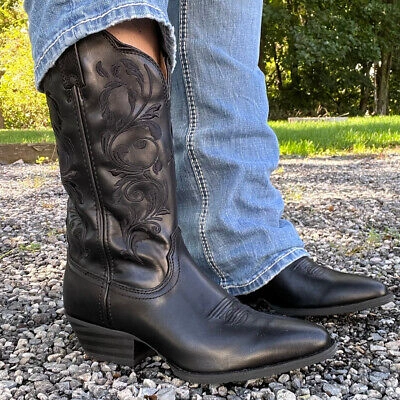 Pre-owned Twisted X Women's 12" Black Round Toe Western Boot Wwt0038