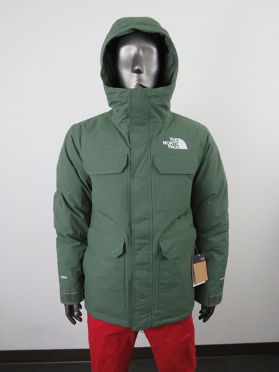 Pre-owned The North Face Mens  Cypress (mcmurdo) Down Parka Insulated Winter Jacket - Thyme In Thyme Green / Tnf White Logo