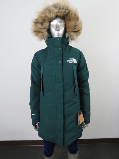 Pre-owned The North Face Womens  Outer Boroughs 550-down Warm Parka Jacket - Ponderosa In Ponderosa Green