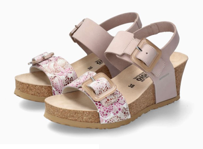 Pre-owned Mephisto Lissia Ceramic Wedge Comfort Sandal Women's Sizes 5/36-10/41 In Pink