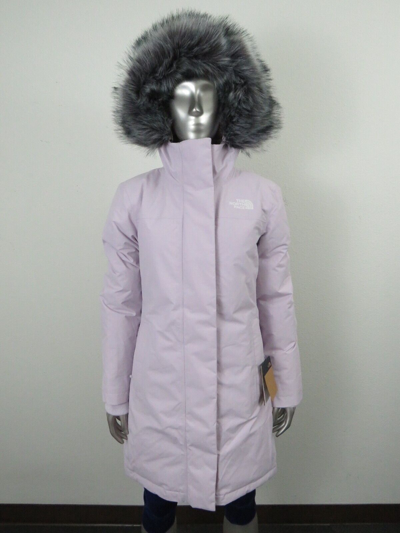 Pre-owned The North Face Womens  Arctic Parka Down Waterproof Warm Winter Jacket Lavender In White