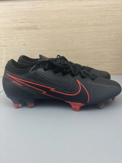 Pre-owned Nike Mercurial Vapor 13 Elite Fg Men Soccer Shoes, Black/red, Aq4176-060, Sz 8