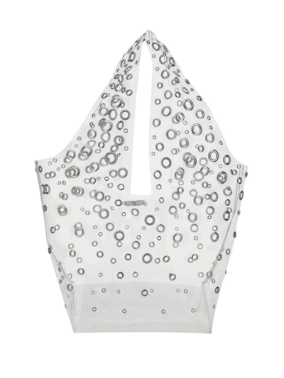 Rabanne Paco  Shoulder Bags In Transparent/silver