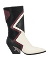 Liu •jo Woman Ankle Boots Black Size 8 Leather In Black