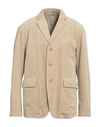 Aspesi Man Suit Jacket Beige Size 44 Cotton