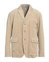 Aspesi Man Suit Jacket Beige Size 44 Cotton In Beige