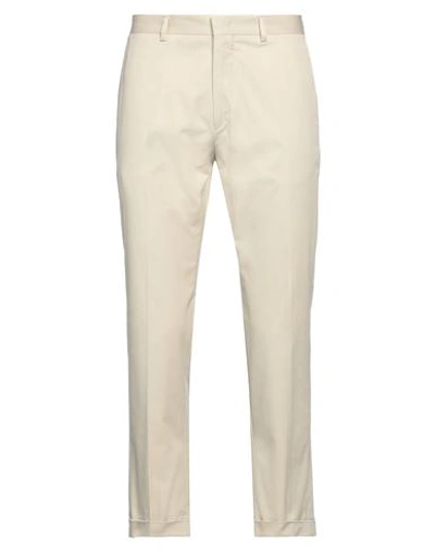 Be Able Man Pants Beige Size 34 Cotton, Elastane In Beige