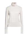 Alpha Studio Woman Turtleneck Light Grey Size 12 Wool In Grey