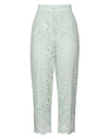 Dolce & Gabbana Woman Pants Light Green Size 8 Cotton, Viscose, Polyamide In Green