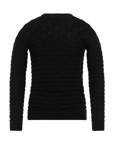 Hamaki-ho Man Sweater Black Size Xxl Acrylic, Cotton, Wool
