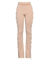 Andreädamo Andreādamo Woman Pants Sand Size M Viscose, Polyester, Polyamide, Elastane In Beige