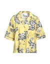 8pm Woman Shirt Yellow Size S Cotton, Polyester