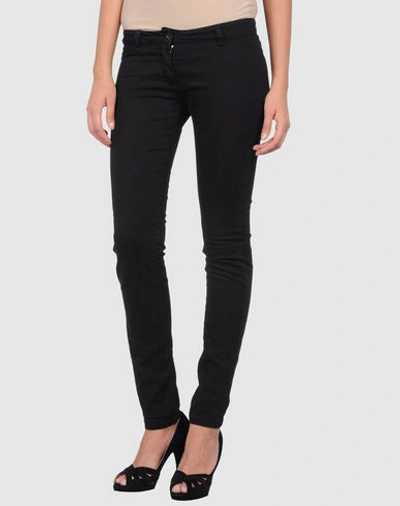 Merci .., Woman Pants Midnight Blue Size 6 Cotton, Elastane