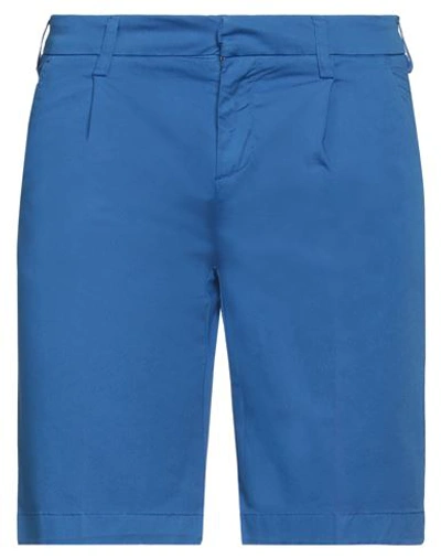 Coroglio By Entre Amis Man Shorts & Bermuda Shorts Blue Size 29 Cotton, Elastane