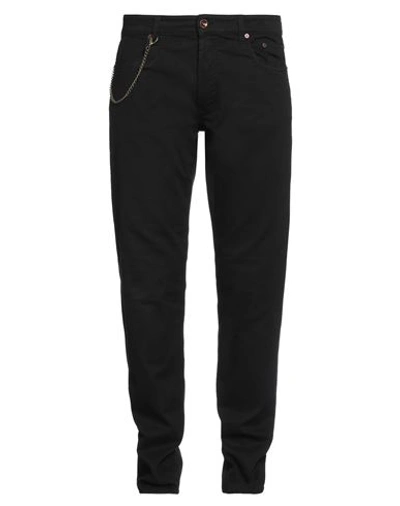 Siviglia Man Pants Black Size 38 Cotton, Elastane In Grey