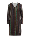 Siyu Woman Mini Dress Green Size 8 Viscose, Elastane In Green