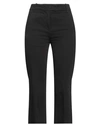 Dondup Woman Cropped Pants Black Size 6 Cotton, Lyocell, Elastane