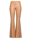 Aniye By Woman Pants Camel Size 6 Viscose In Beige