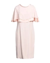 Botondi Milano Botondi Couture Woman Midi Dress Blush Size 8 Silk, Acetate, Polyester, Elastane In Pink