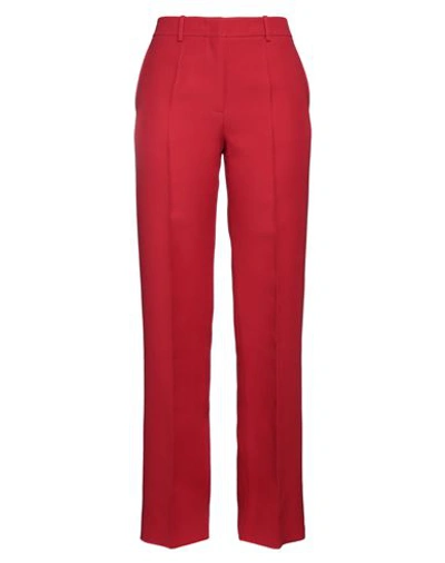 Valentino Garavani Woman Pants Red Size 8 Virgin Wool, Silk, Viscose