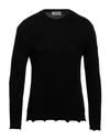 Tsd12 Man Sweater Black Size L Acrylic, Wool