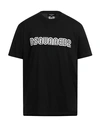 Dsquared2 Man T-shirt Black Size Xxl Cotton