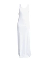 Ann Demeulemeester Woman Long Dress White Size M Cotton